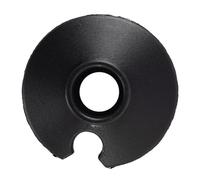 KiBcsLic Panier de Bâton de Randonnée Embout Rond Remplaçable pour Bâton de Ski Fonction Anti-enfoncement Matériau Résistant Adapté à La Pratique Du Ski, Noir