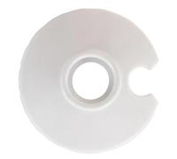 KiBcsLic Panier de Bâton de Randonnée Embout Rond Remplaçable pour Bâton de Ski Fonction Anti-enfoncement Matériau Résistant Adapté à La Pratique Du Ski, Blanc