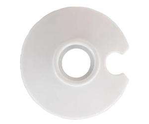 KiBcsLic Panier de Bâton de Randonnée Embout Rond Remplaçable pour Bâton de Ski Fonction Anti-enfoncement Matériau Résistant Adapté à La Pratique Du Ski, Blanc