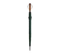 KiBcsLic Parapluie Long Manche Automatique Bâton Droit Poignée Bois Fibre Imperméable Solide Adapté pour Hommes Femmes Golf Bureau Extérieur, Vert