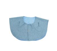 KiBcsLic Parrot Protecteur D'Épaule Anti Griffure Cape D'Entraînement Châle Anti Morsure Épaulette Animaux Linge Multifonction Adapté à La Protection des Vêtem, Bleu-Gris