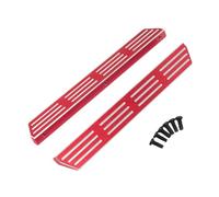 KiBcsLic Pédale latérale en métal pour voiture télécommandée pour H12Y H12Y+, Rouge