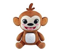 KiBcsLic Peluche son Apaisant Apaisante avec Veilleuse Musicale Machine à son Apaisant avec Veilleuse pour Nouveaux-Nés, Singe En Peluche Version Rechargeable
