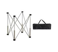 KiBcsLic Pied de Support Pliable En Alliage D'aluminium, Pied de Table Pliable, Table de Travail Portable pour Le Travail Du Bois Multifonctionnel, pour At, 4 Pattes