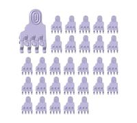 KiBcsLic Pinces à boucler des cheveux, outil de maintien pour la coiffure, fournitures de coiffure, outils de coiffure, 30pcs S 3.1cmx2.2cm