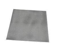 KiBcsLic Plaque à Picots Carrée avec Perles, Matériel de Loisirs Créatifs pour Le Bricolage et Les Activités Artistiques éducatives, Noir