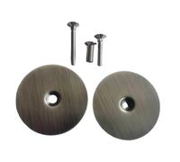 KiBcsLic Plaque de Recouvrement de Trou de Porte, Couvercle de Verrou, Plaque d'Obturation en Acier, Remplisseur de Poignée pour Aspect Raffiné, pour Chambre, Bureau, Commerce et Habitation, Cuivre