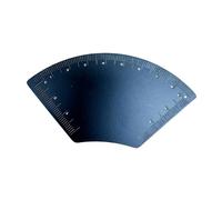 KiBcsLic Pochoir à sourcils, modèle de sourcils, outil de mise en forme, conception rapide des sourcils pour les professionnels, Éventail