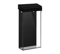 KiBcsLic Porte-Brochures en Acrylique avec Couvercle, Boîte à Dépliants Murale, Boîte d'Affichage Étanche de Dépliants, Organisateur de Flyers pour Bureaux, Restaurants, Façades d'Hôtels, Noir