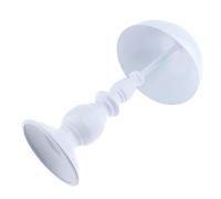 KiBcsLic Porte-chapeau Métal Support Chapeaux Présentoir Casquettes Porte-perruques Structure Métal Stable Adaptée à L'Utilisation Domestique Commerciale, Blanc