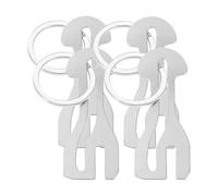 KiBcsLic Porte-clés Déverrouillage de Chariot, Pendentif pour de Chariot, Porte-clés Léger avec Crochet pour La Monnaie, Port pour Jetons de Chariot, Modèle A