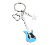 KiBcsLic Porte-clés Guitare, Pendentif, Chaîne Musicale pour Clés Femmes et Hommes