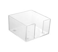 KiBcsLic Porte-notes autocollant en acrylique, distributeur de mémos, organiseur de bureau pour bureau