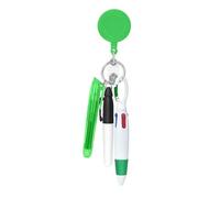 KiBcsLic Porte-Stylo Rétractable pour Infirmière, Stylo Navette pour Infirmière, Stylo à Bille à Pointe Fine, Cadeau pour La Journée des Infirmières, Stylo Inf, Vert