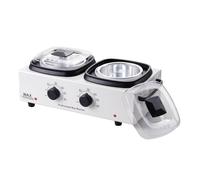 KiBcsLic Pot de Cire Double, Chauffe-cire Professionnel pour La Beauté,