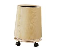KiBcsLic Poubelle Bac de Rangement Corbeille à Papiers Seau à Ordures En Matériau PP Robuste Grand Volume de Stockage Appropriée pour La Maison La Chambre Les, 24.5 Cm X 24.5 Cm X