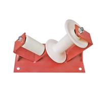 KiBcsLic Poulie D'angle à Roulea Robuste Poulie Guidage Câble D'angle Outillage pour Professionnels du Bâtiment, Rouleau D Angle À Deux Roues En Nylon