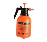 KiBcsLic Pulvérisateur à Pompe Récipient Jardinage Manuel Buse Ajustable Laiton Bouteille Robuste pour Pulvérisation Engrais Entretien Plantes Intérieur Extéri, Orange 2l