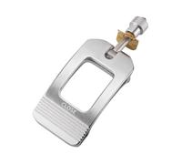 KiBcsLic Quick Release Fixed Lever pour Vélo avec Levier Démontable Tige de Guidon Pliable Adaptateur Conversion Aluminium Couvercle Léger Adapté Aux Cyclistes, Argent