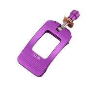 KiBcsLic Quick Release Fixed Lever pour Vélo avec Levier Démontable Tige de Guidon Pliable Adaptateur Conversion Aluminium Couvercle Léger Adapté Aux Cyclistes, Violet