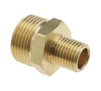 KiBcsLic Raccord pour Nettoyeur Haute Pression Coupleur de Tuyau Adaptateur D'Extension Embout de Jonction En Laiton Robuste Résistant à La Pression Approprié, Style D