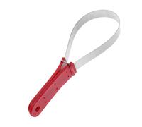 KiBcsLic Racleur de Sueur Équin Portable Brosse Inoxydable Métal Courbé Double Face Prise Confortable Nettoyage Précis Utilisable pour Chevaux Manoir Écurie,