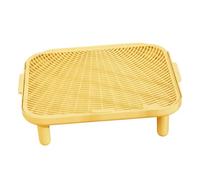 KiBcsLic Rampe pour Litière pour Chat Marchepied de Tapis de Propreté Marche Antidérapante à Double Couche Lavable et Portable Approprié pour La Maiso, Grand