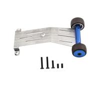 KiBcsLic RC Car Wheelie Bar Pièce de Soutien Arrière En Acier Inoxydable avec Kit D'Installation Complet Améliore La Stabilité et La Accessoires, Bleu