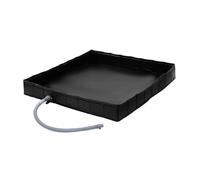 KiBcsLic Receveur de Pliable, étanche, pour Une Utilisation Intérieure, Paravent, Facile à Nettoyer, pour Adultes