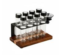 KiBcsLic Récipient à Soupape Unidirectionnelle Transparent Boîte Café Soupape Unidirectionnelle Large Ouverture Stockage Maison pour Bureau