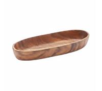 KiBcsLic Récipient En Bois Bois En Forme Bateau Polyvalent Récipient Alimentaire sign Élégant, Plateau En Forme De Bateau, Moyen