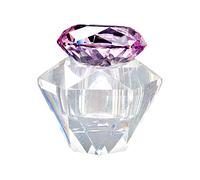 KiBcsLic Récipient Nail Dish Verre avec Couvercle Accessoire Nail Art Manucure Stylisme Utilisation Acrylique Fonction Étanche Moderne Approprié pour Tr, Transparent