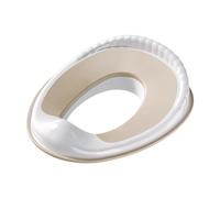 KiBcsLic Réducteur de Toilette Siège de Toilette pour Enfant Siège D'Entraînement avec Déflecteur D'Urine et Conception Lisse Adapté pour L'Apprentissage de La, Beige