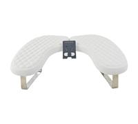 KiBcsLic Repose-bras pour ongles avec support de téléphone, outil de manucure en U, support ergonomique professionnel pour la maison, indispensable, Blanc