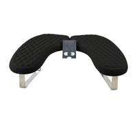 KiBcsLic Repose-bras pour ongles avec support de téléphone, outil de manucure en U, support ergonomique professionnel pour la maison, indispensable, Noir