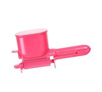 KiBcsLic Rouleau Applicateur de Teinture Capillaire Semi-automatique, Facile à Utiliser, Grande Capacité, Multifonctionnel, Outil de Coloration, Pinceau à Tein, Rose