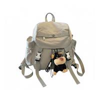 KiBcsLic Sac à Dos Grande Capacité Léger Sac à Dos de Randonnée Multi-Poches Bagagerie pour Étudiantes, Mamans, Gray