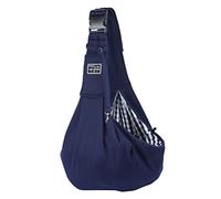 KiBcsLic Sac de Transport Portable pour Animaux de Compagnie, Sac Bandoulière avec Bouton de Sécurité et Bandoulière Réglable, en Polyester, Idéal pour, Bleu foncé