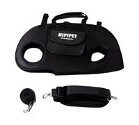KiBcsLic Sac de Transport pour Chiots et Chatons, Portable, Confortable, Mignon et Polyvalent, Harnais pour Chien et Chiots, Idéal pour Les Sorties Camping en, Black M