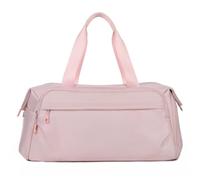 KiBcsLic Sac Sport avec Compartiment à Chaussures Grand Gabarit Sac Déplacement avec Compartiment à Chaussures Fourre-t pour urs, Rose, Color to 2