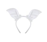 KiBcsLic Serre-tête Oreilles de Cochon Comme Accessoire de Déguisement pour Les Festivals et Les Carnavals, Blanc