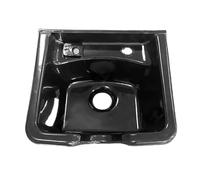 KiBcsLic Shampooire Bac à Shampoing Lavabo Coiffeur Bassin Lave-tête En Plastique Robuste Surface Lisse Nettoyage Rapide Convient Coiffeurs Salons Maisons, Style A