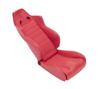 KiBcsLic Siège Simulation pour Cabine Voiture RC Accessoire Cabine Échelle 1/10 Élément Course Truck Modèle Pièce Rechange Nylon Convient pour Décoration Crawl, Rouge