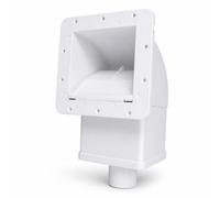 KiBcsLic Skimmer en Plastique Encastrable Skimmer avec Clapet Résistant Résistant à Déflecteur d’écumage pour Installateurs