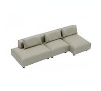 KiBcsLic Sofa Miniature Dos à Dos Haute Simulation Canapé Miniature Aspect Réaliste Mini Sofa de Poupée pour Maquettistes, Architectes, Diorama, Gris 1-20 Simple