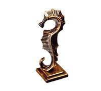 KiBcsLic Statue D'hippocampe En Laiton, Miniature Décorative Rétro pour La Maison, Le Salon de Thé, Les étagères
