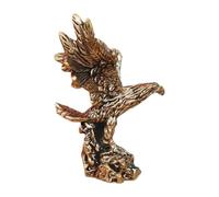 KiBcsLic Statue, Ornement Feng Shui Chinois, Sculpture Animale Miniature Faite à La Main, Figurine D'oiseau