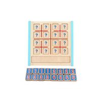 KiBcsLic Sudoku en Bois pour Enfants Éducatif Jeu de Sudoku pour Enfants Apprentissage Ludique Puzzle Numérique en Bois pour Tout-Petits, École Maternelle