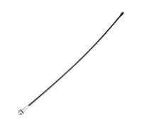 KiBcsLic Support D'antenne pour Maquettes, Accessoires pour Bateaux et Voitures, D'antenne pour Voitures Miniatures, Argent Noir