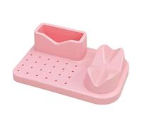 KiBcsLic Support de Rangement pour Outils de Nail Art avec 20 Emplacements, Rose